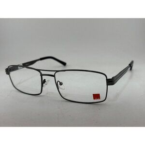 VUE Eyewear - 58-18-145 V814 C1 Black Rectangle Aviator Eyeglass Frames